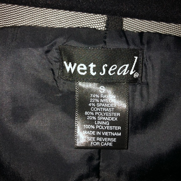 Black Blazer w/ Mesh Sleeves - Picture 3 of 3